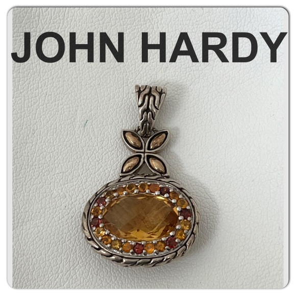 John Hardy Jewelry - 🔴Authentic JOHN HARDY Citrin Sterling Silver Pendent 🔴
